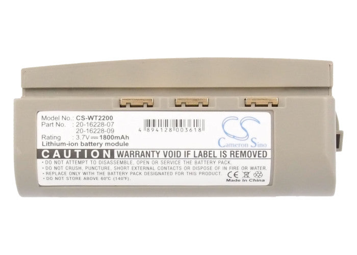 Chameleon RF WT2200 RF WT2280 Replacement Battery BatteryClerkcom Barcode