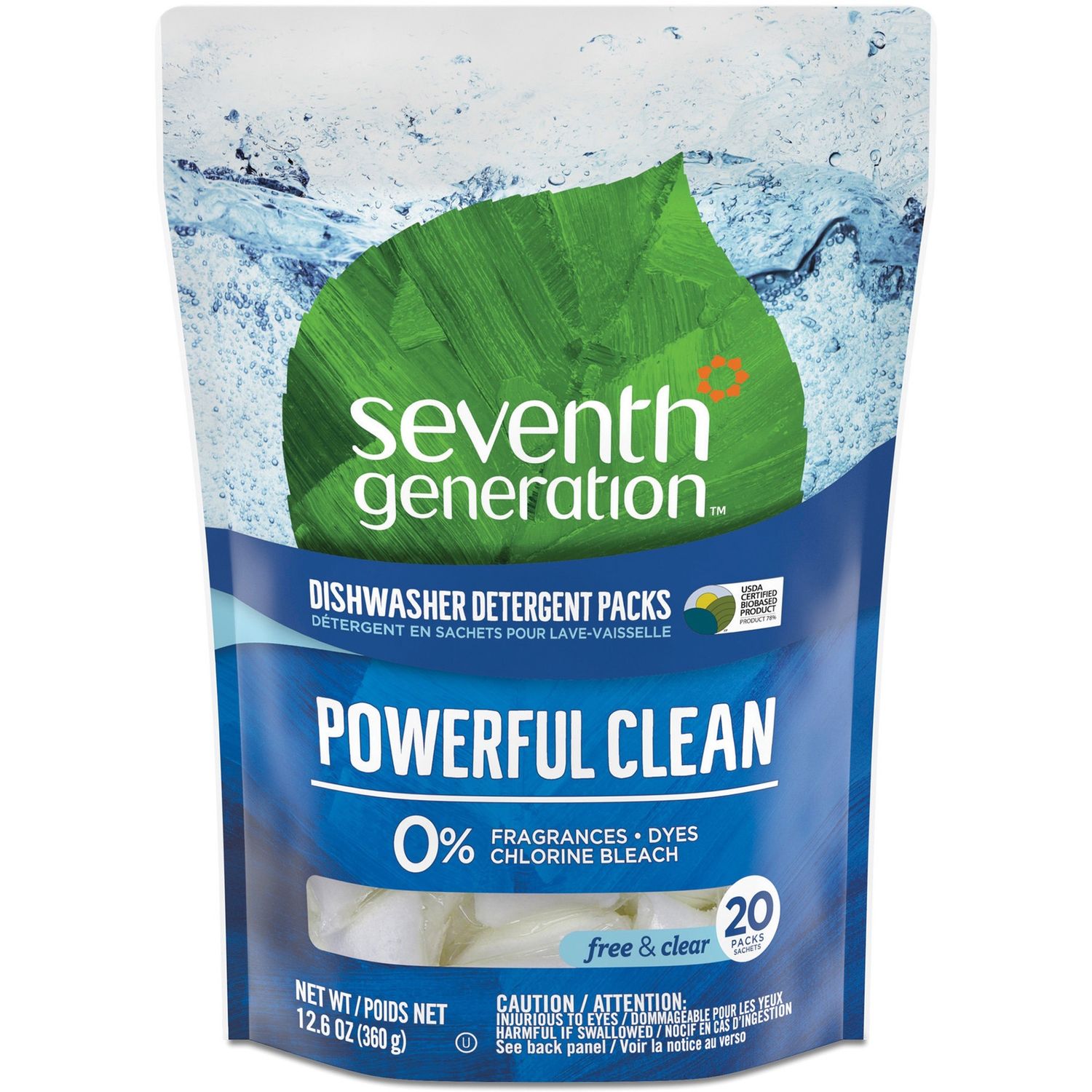 Dishwasher Detergent by Seventh Generation， Inc SEV22818