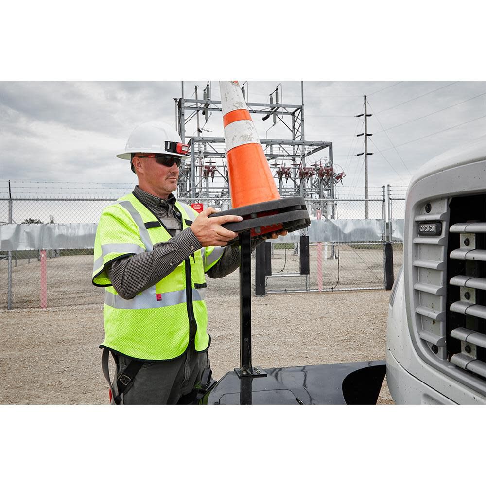 Milwaukee High Vis Safety Vest Yellow Class 3 Mesh AR/FR Cat 1 S/M 48-73-5221M910 from Milwaukee