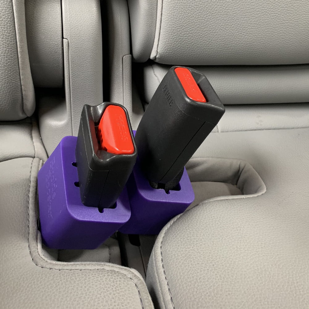 Buckle Booster 3-Pack for Seat Belts Stands Your Receptacle Up for Easy Reach - No More Floppy Buckle