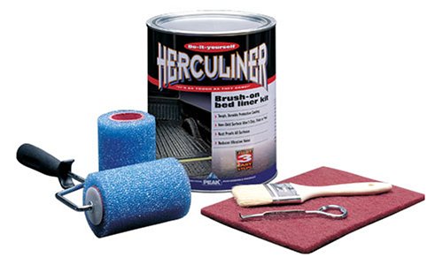 herculiner hcl1g8 gray brush-on bed liner kit