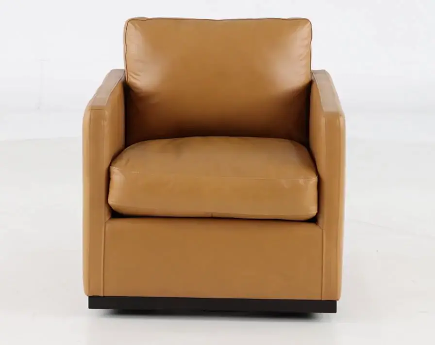 Merino Tan Leather Chair