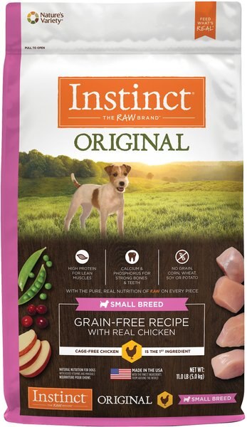 Instinct Original Small Breed Grain-Free Recipe with Real Chicken Freeze-Dried Raw Coated Dry Dog Food