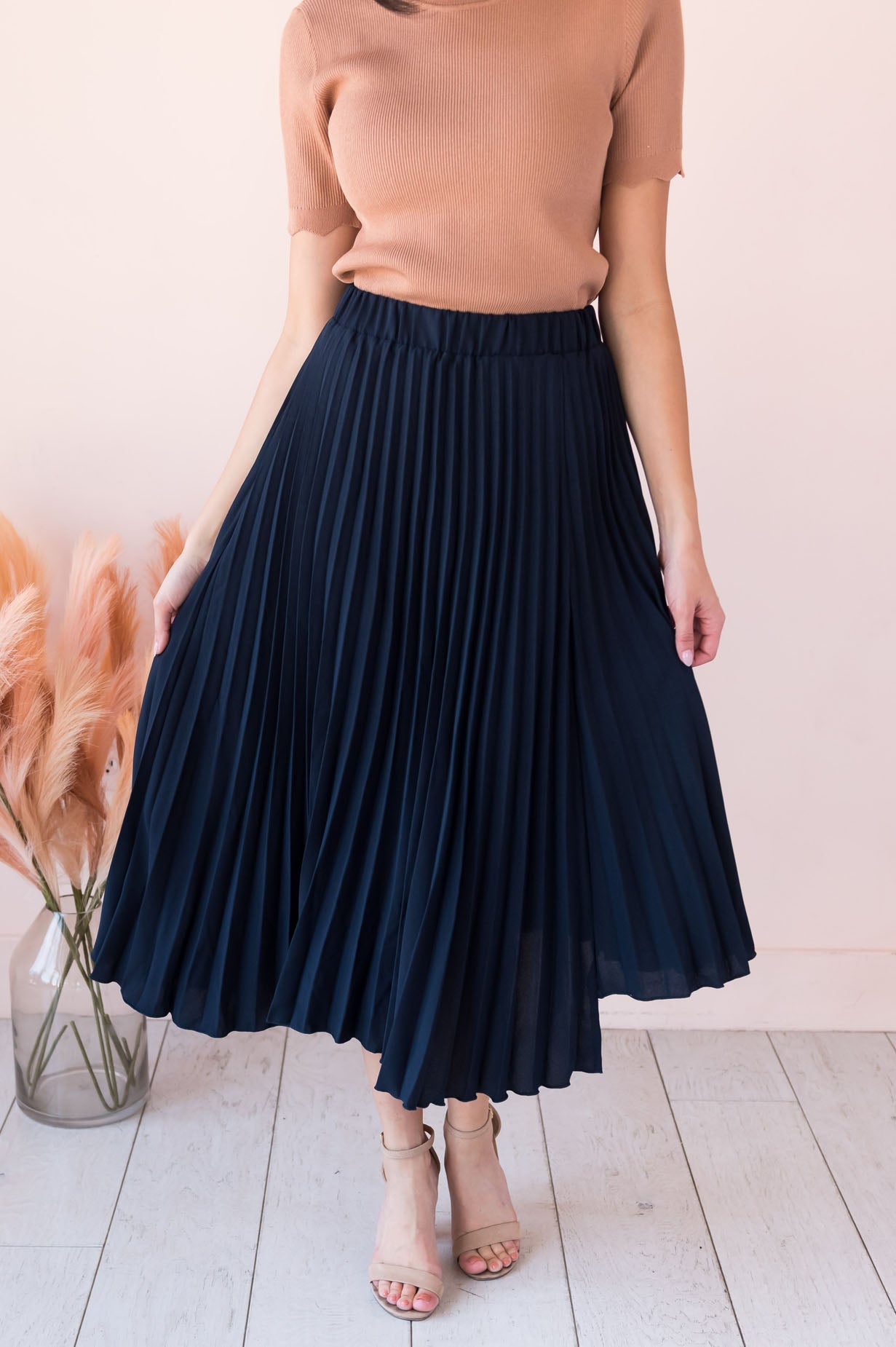 You Say I Am Loved Modest Pleat Skirt