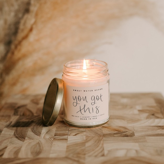 Sweet Water Decor You Got This 9oz Clear Jar Soy Candle