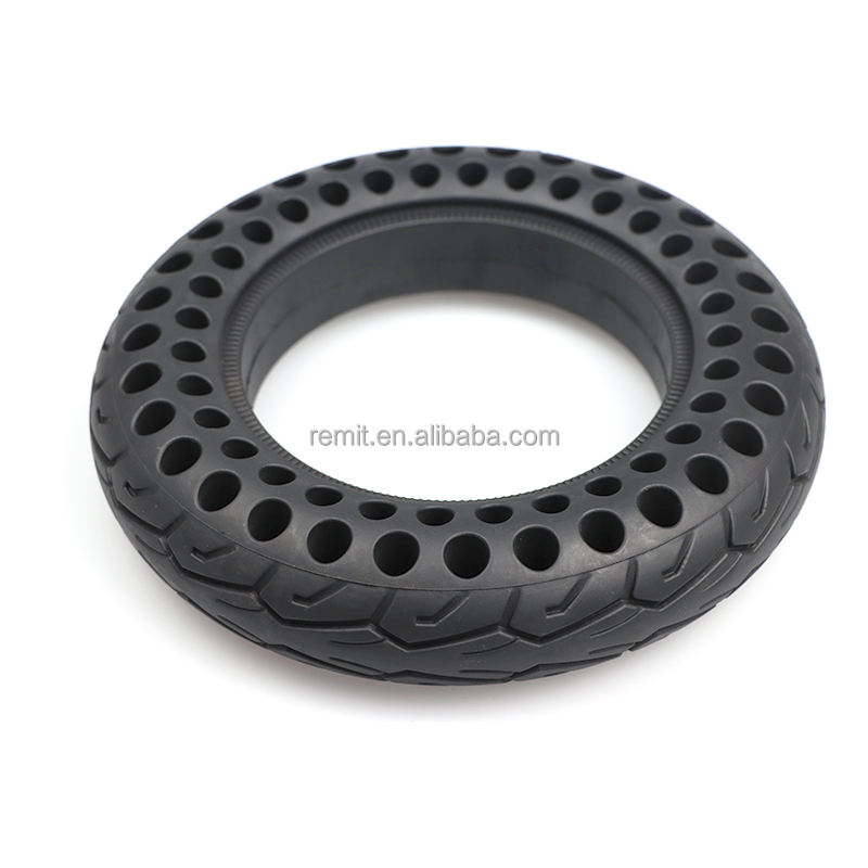 Wholesale Electric Scooter Accessories 10*2.125 Rubber Honeycomb Solid Tires For M365 Pro 1S Pro2