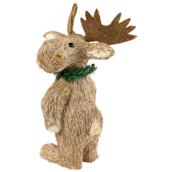 Woodland Standing Moose Christmas Figure