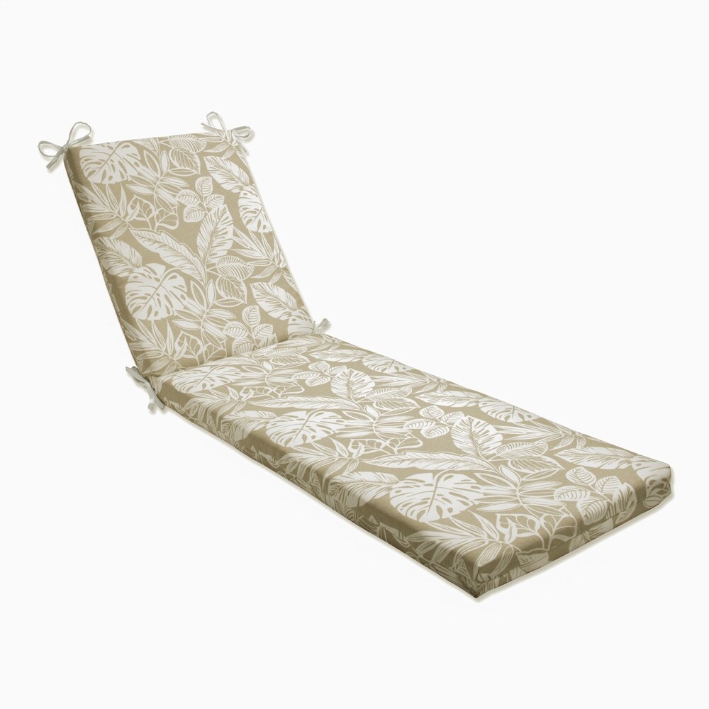Delray Natural Chaise Lounge Cushion 80x23x3   80 X 23 X 3