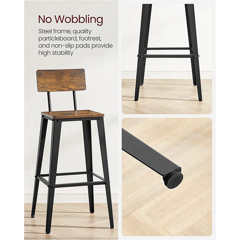 BreeBe Set of 2 Bar Stools