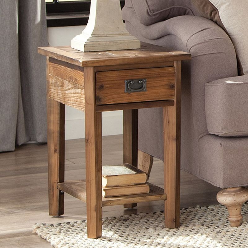 Alaterre Revive Reclaimed Wood Chairside Table