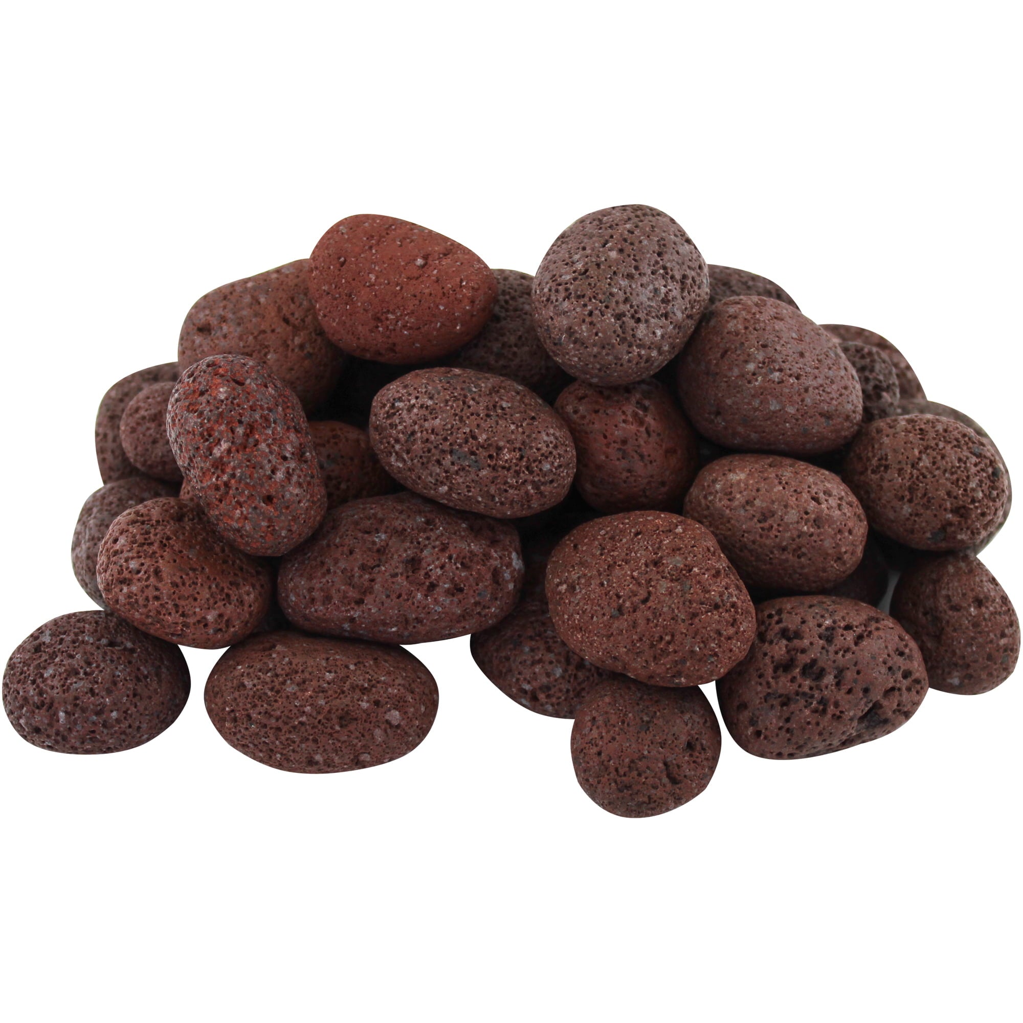 Red Lava Pebbles 1-2