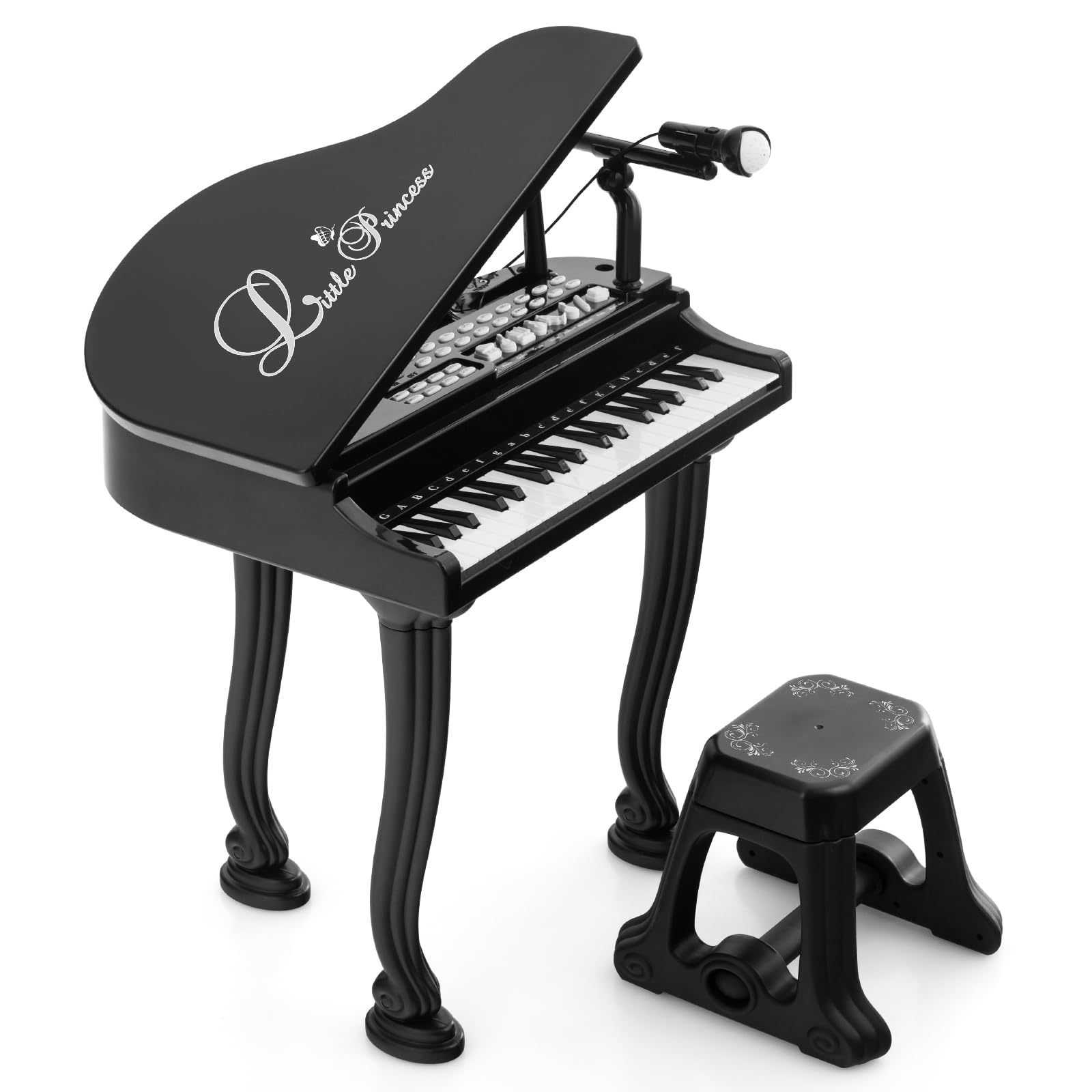 Costzon 37 Keys Kids Piano Keyboard with Stool