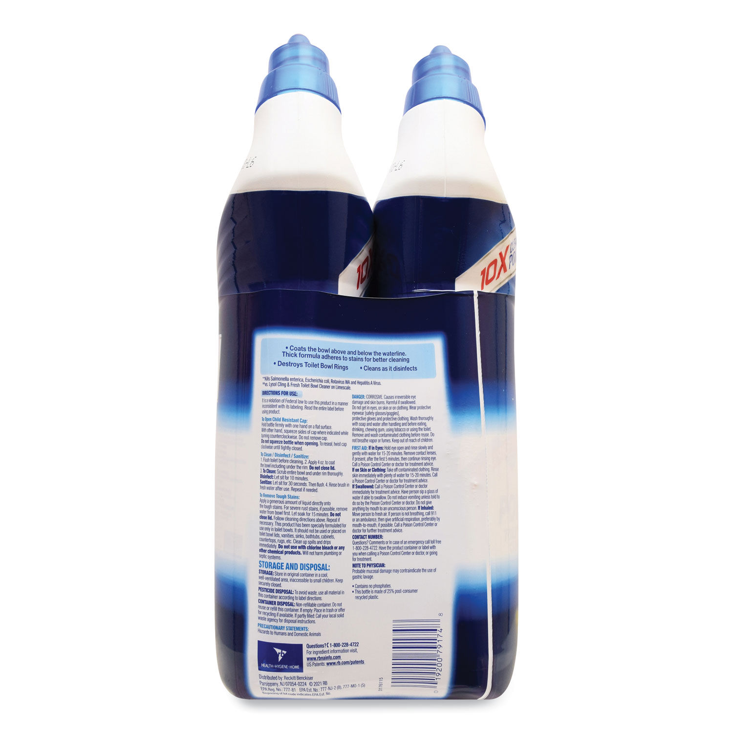 Disinfectant Toilet Bowl Cleaner by LYSOLandreg; Brand RAC98016PK