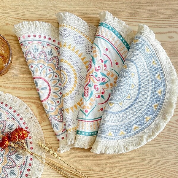 Round Placemats Set of 4