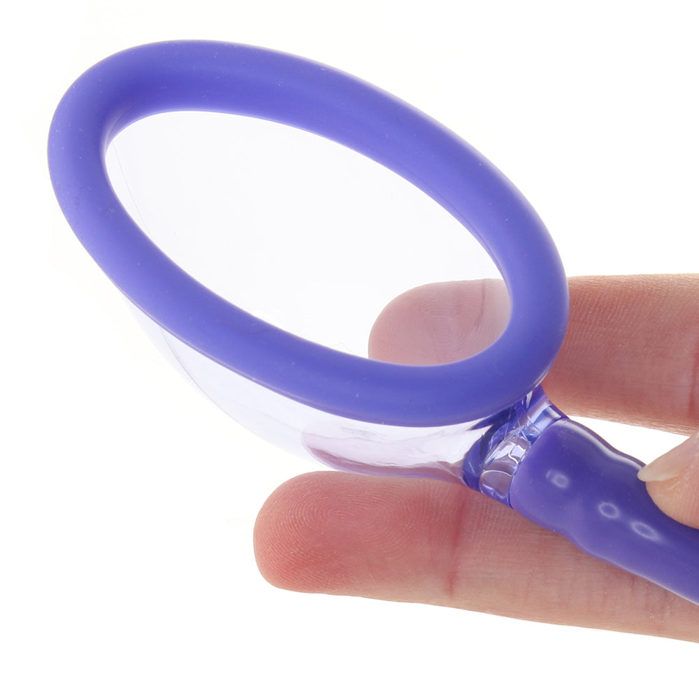 Mini Silicone Clitoral Pump in Purple