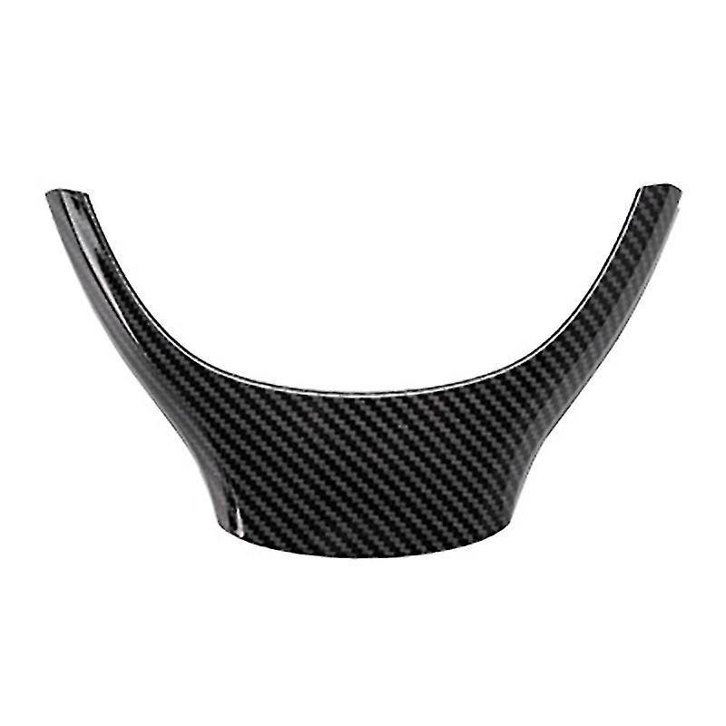 Carbon Fiber Car Interior Steering Wheel Decoration Strip Frame Cover Trim Sticker For- 5 7 Series