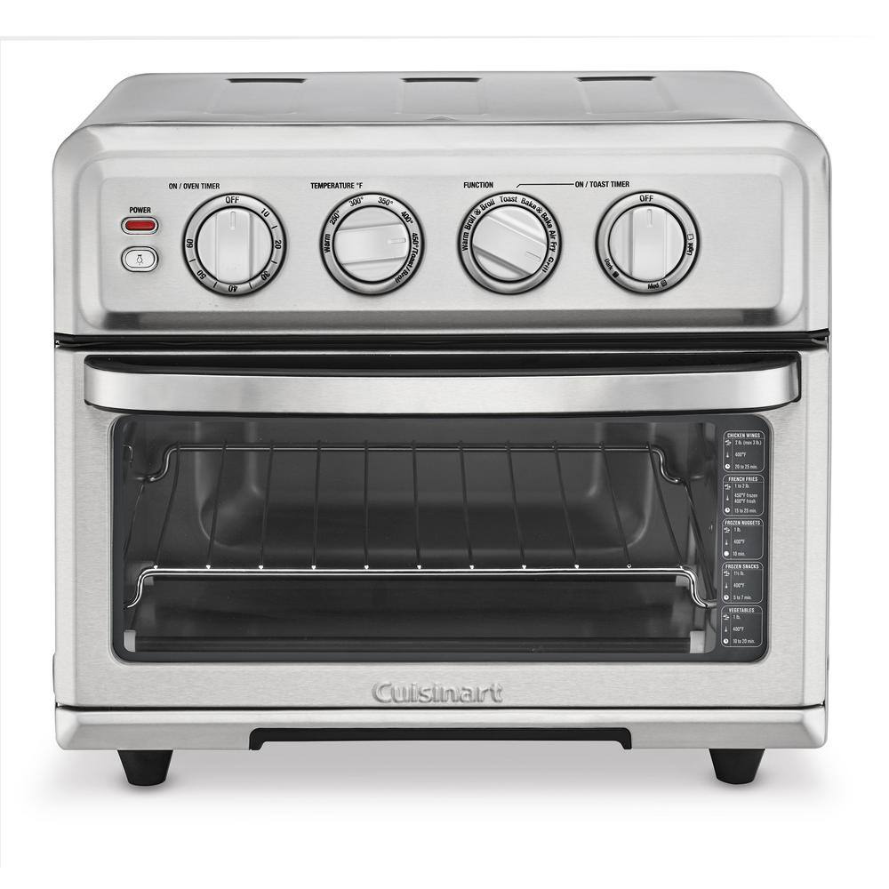 Cuisinart 1800 W Stainless Steel 0.6-cubic-foot Air Fryer Toaster Oven with Grill TOA-70