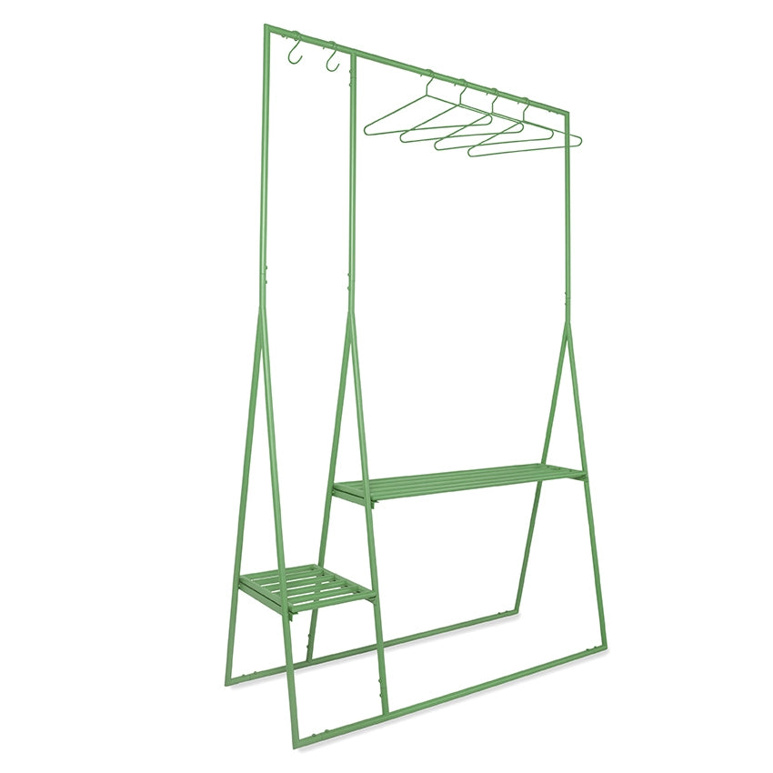 Open wardrobe rack - fern green