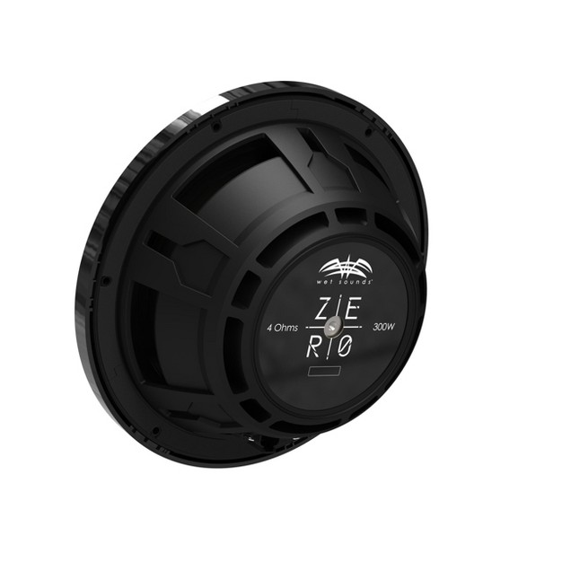 Zero Series Marine Subwoofer With Shallow Mounting Depth And Hidden Mounting Hardware