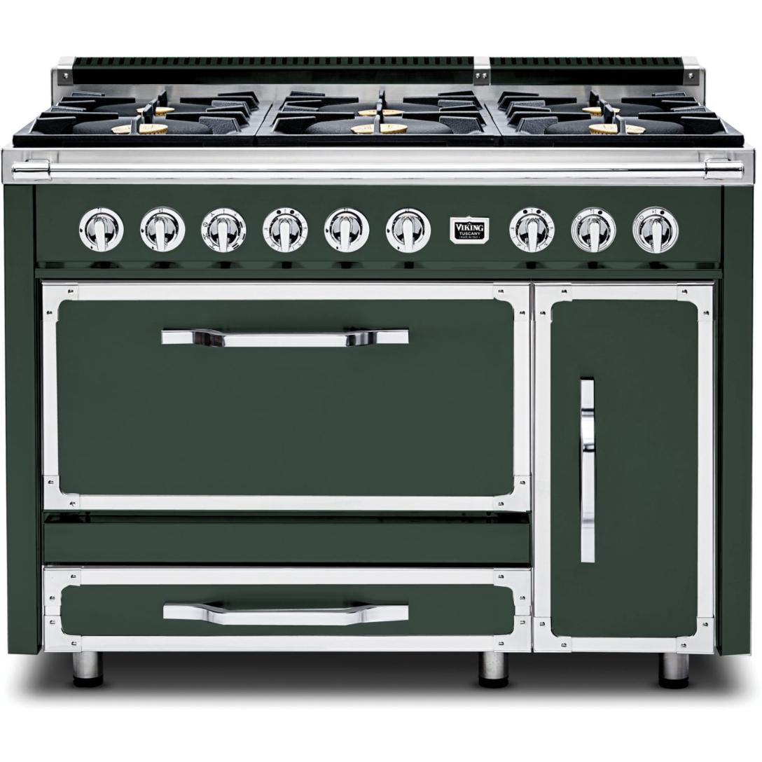 Viking 48-inch Freestanding Dual Fuel Range with True Convection Technology TVDR481-6BBF