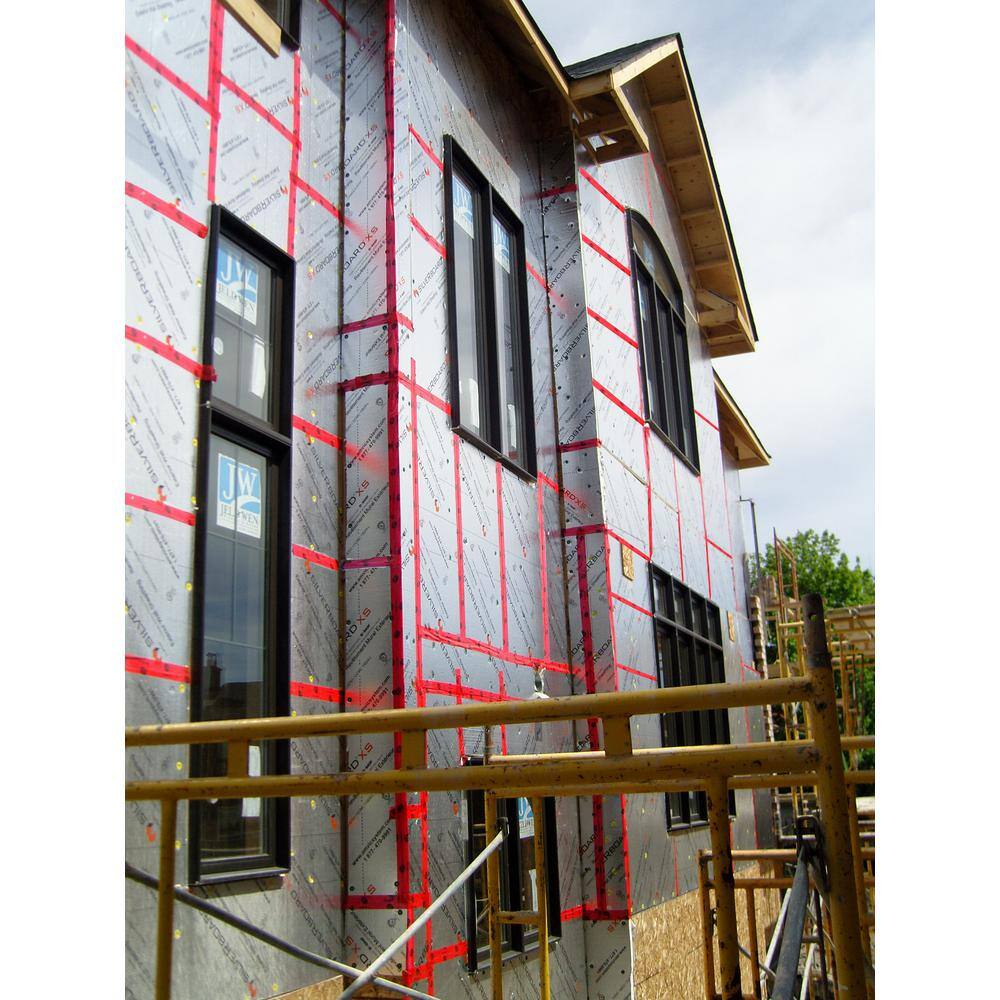 SilveRboard 0.625 in. x 48 in. x 24 in. 72 sq. ft. R-3 Graphite Radiant Barrier Wall Insulation Kit (9-SheetsKit) SBGXS062502PKIT