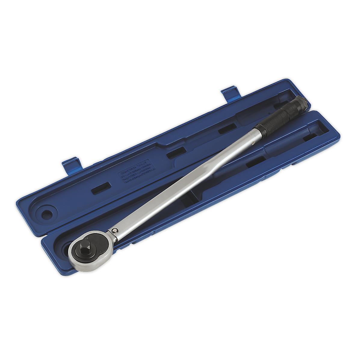 Sealey Ak628 Micrometer Torque Wrench 3/4Sq Drive Calibrated