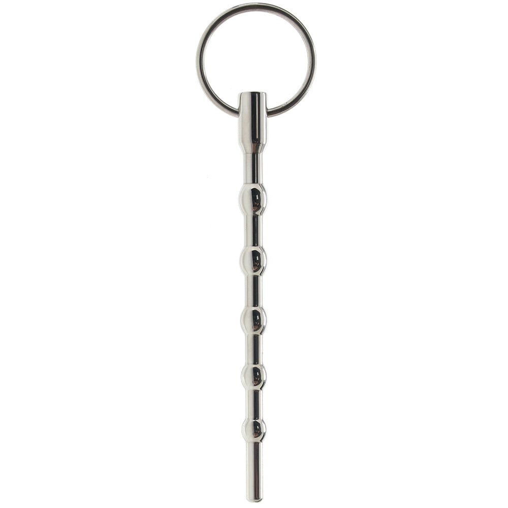 Blueline 4.5 Inch Stainless Steel Beaded Urethral Sound