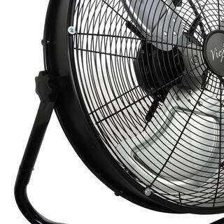 Vie Air 20 in. 3 Speed Industrial Floor Drum Fan with Adjustable Head 985109800M