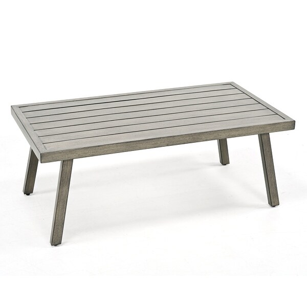 1Piece Outdoor Aluminum Patio Coffee Table