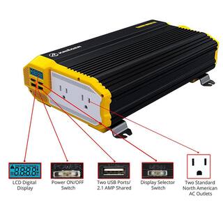 Krieger 2000-Watt Power Inverter KR2000