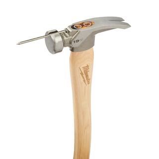 MW 19 oz. Smooth Face Hickory Wood Framing Hammer 48-22-9519