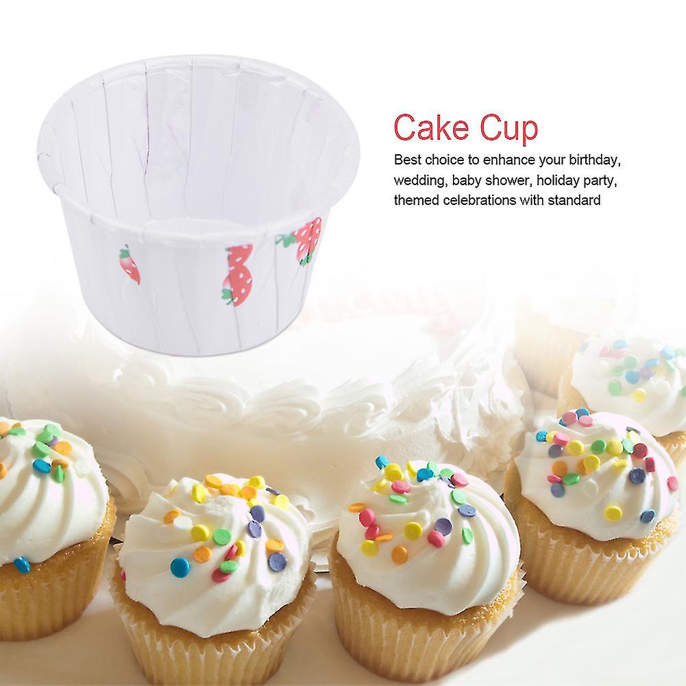 100PCS Mini Cupcake Liners Paper Round Cake Baking Cups Muffin Cases Home Party Wedding