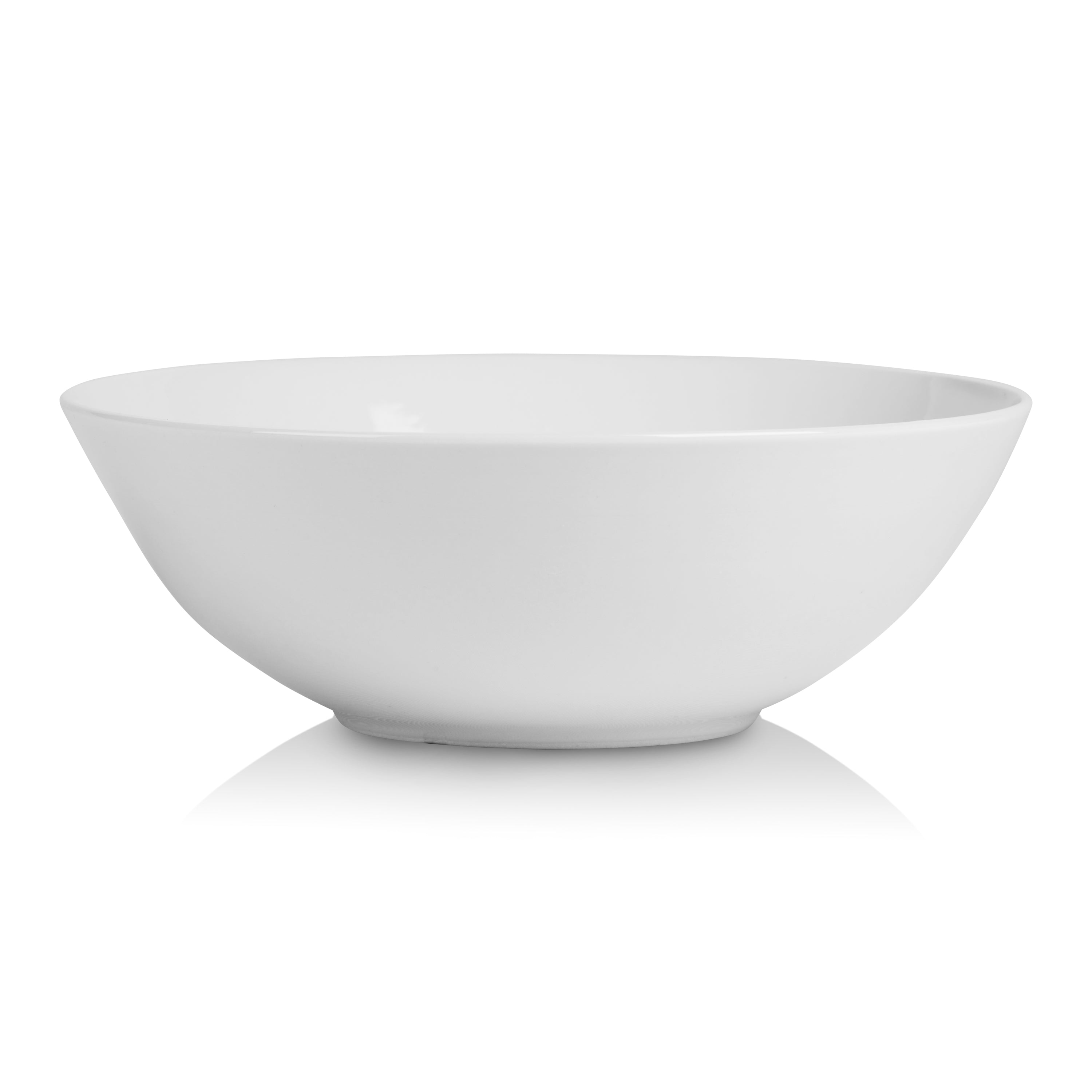 10 Strawberry Street 7 Catering Coupe Ceramic Cereal Bowl， Set of 12， White