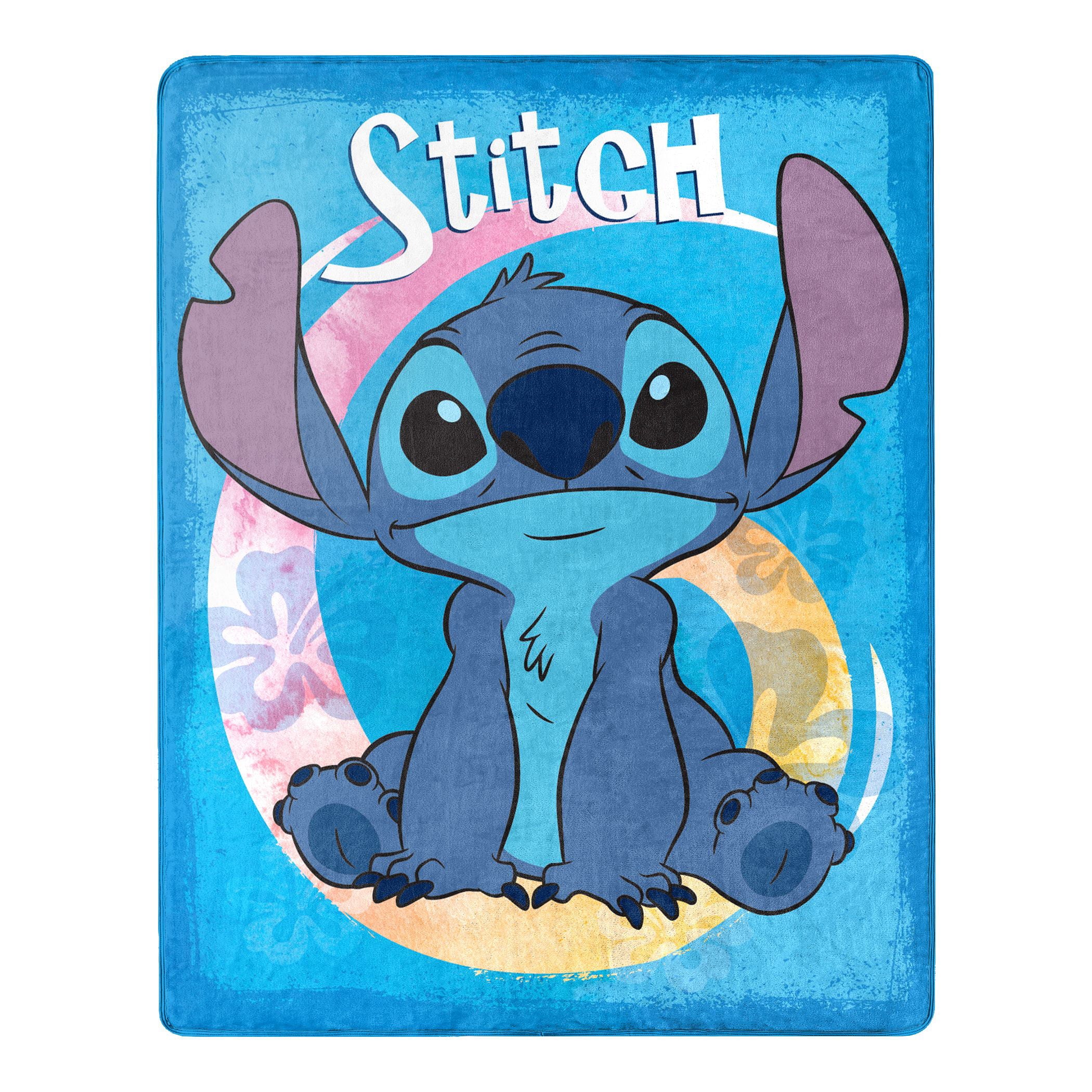 Disney Lilo and Stitch Throw Blanket， 40x50， Silk Touch， Multicolor， 100% Polyester， 1 Each