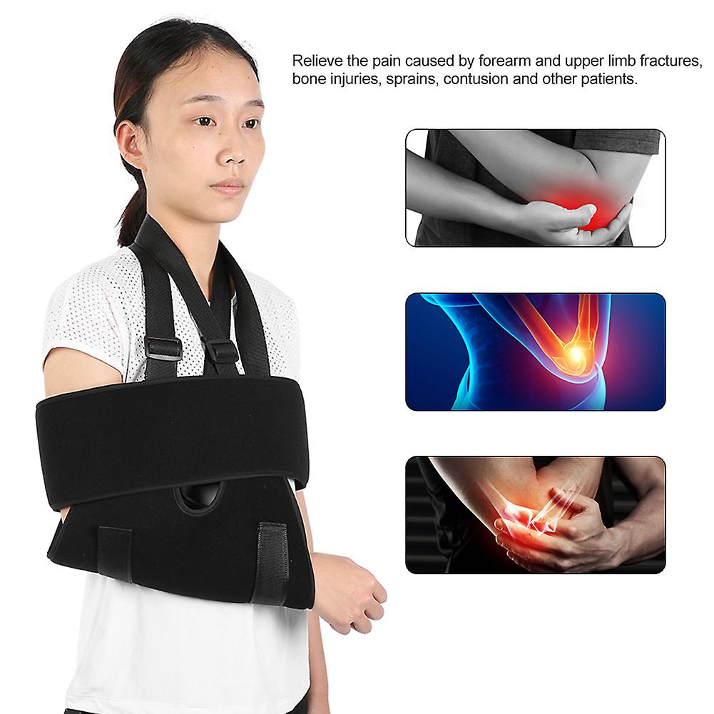 Adjustable Breathable Forearm Elbow Arm Shoulder Sling Brace Fracture Sprain Support Adult