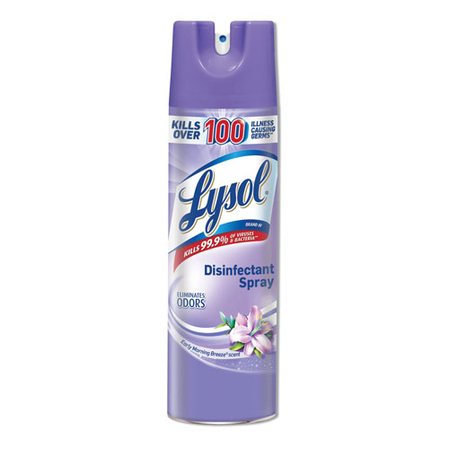 Reckitt Benckiser Lysol Disinfectant Spray | Early Morning Breeze， 19oz Aerosol， 12