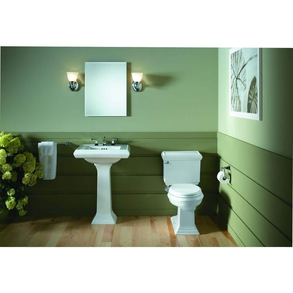 KOHLER Memoirs Classic 2Piece 128 GPF Single Flush Elongated Toilet with AquaPiston Flush Technology in White