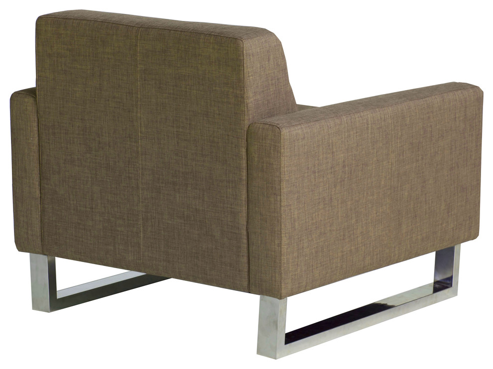 Nolan Sofa Chair   Contemporary   Armchairs And Accent Chairs   by Pangea Home  Houzz