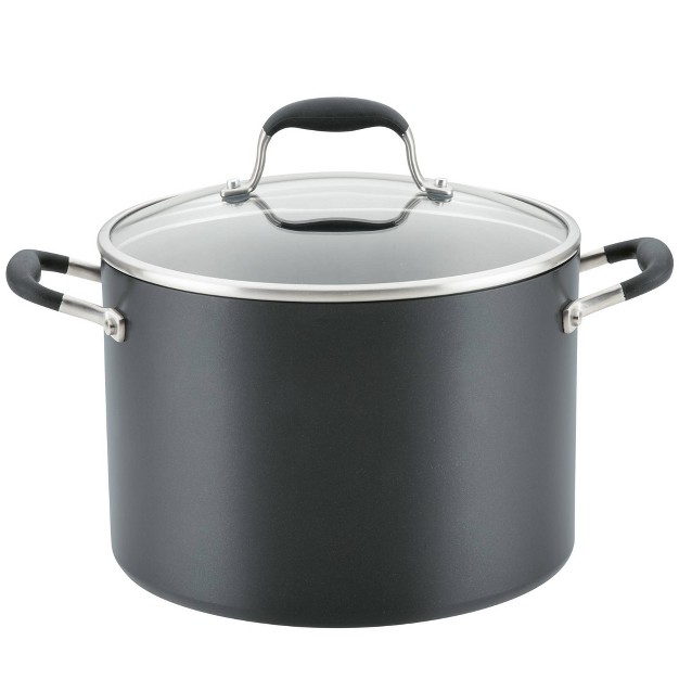 Anolon Advanced Home 10qt Covered Stockpot Onyx