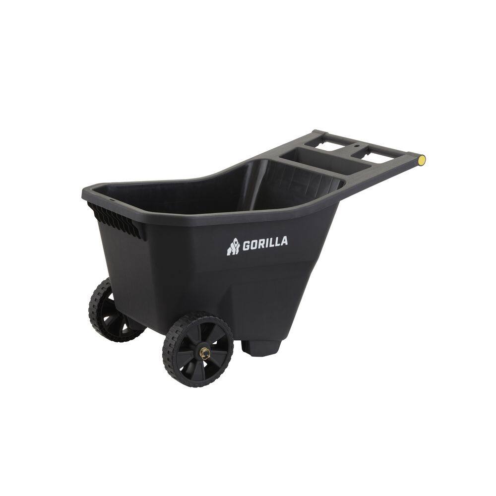 GORILLA CARTS 4.5 cu. ft. Plastic Garden Cart GCY-45