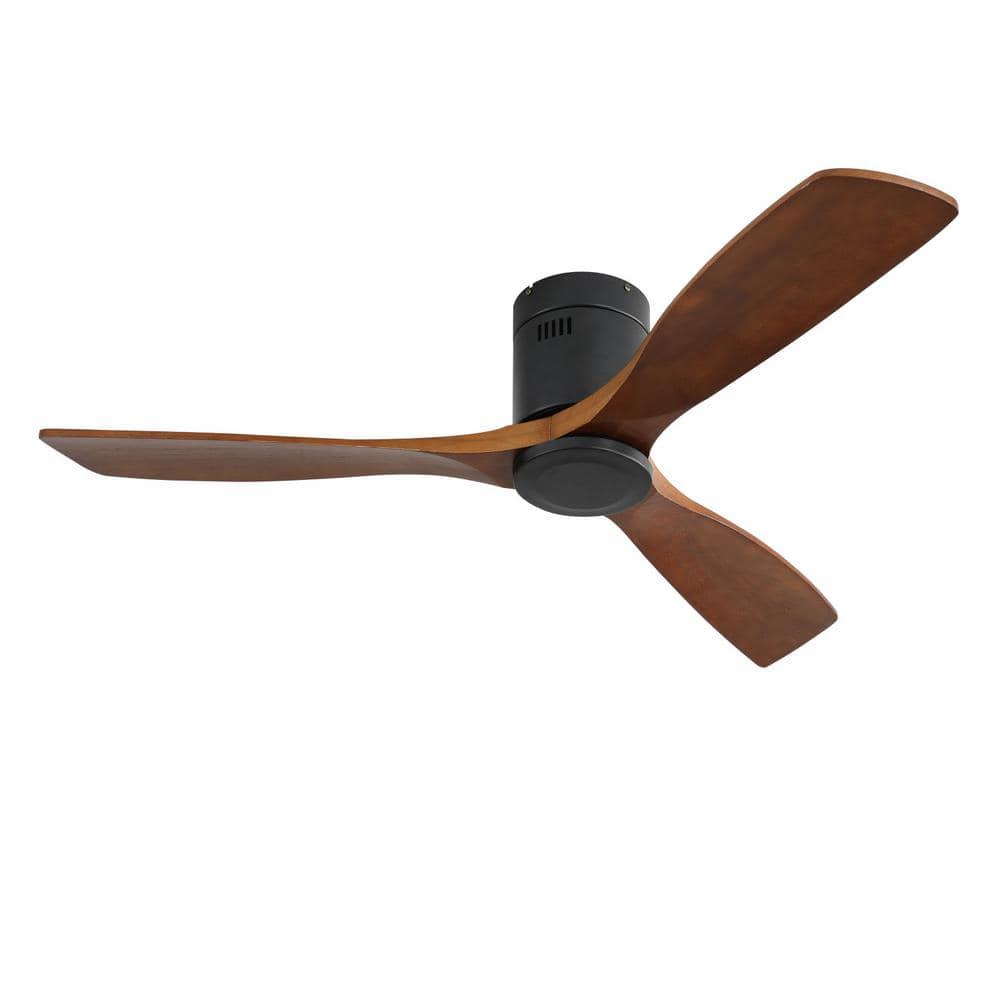 KINWELL 52 in Indoor Black Ceiling Fan