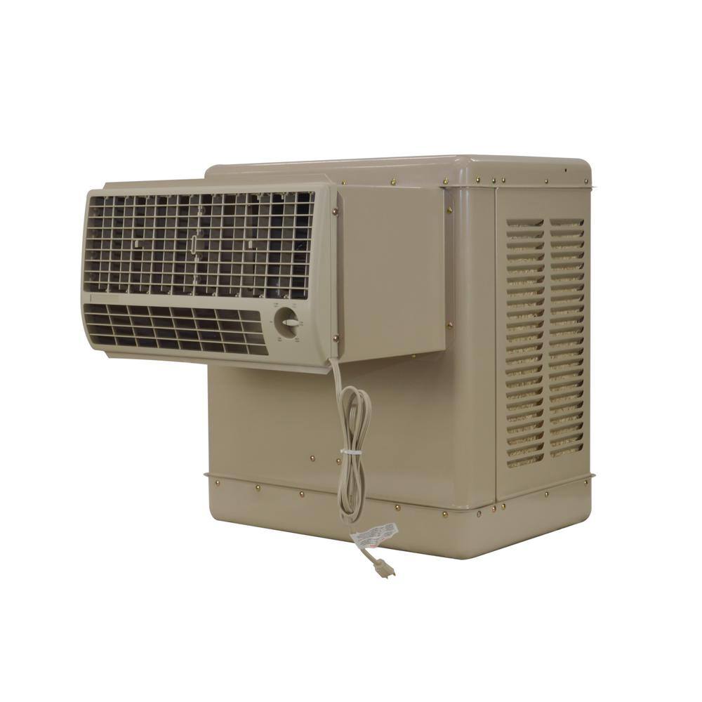 Champion Cooler 2800 CFM 2-Speed Window Evaporative Cooler for 600 sq. ft. (with Motor) WCM28