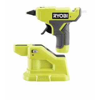 RYOBI ONE+ 18V Cordless Compact Glue Gun Kit with 2.0 Ah Battery 18V Charger and 24-Pack 516 in. x 6 in. Mini Glue Sticks P306-PSK005-A1932401