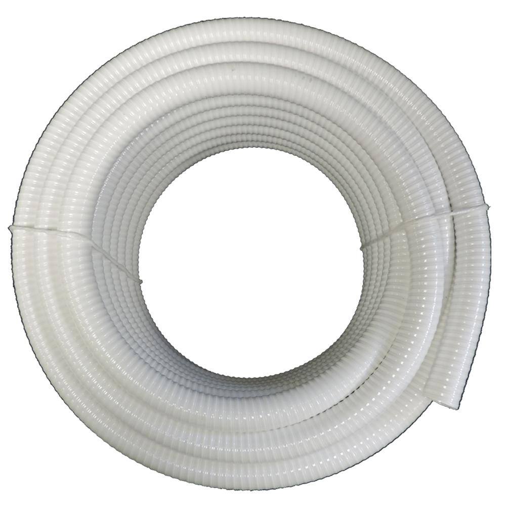 HYDROMAXX 1-12 in. x 25 ft. PVC Schedule 40 White Ultra Flexible Pipe 2201112025