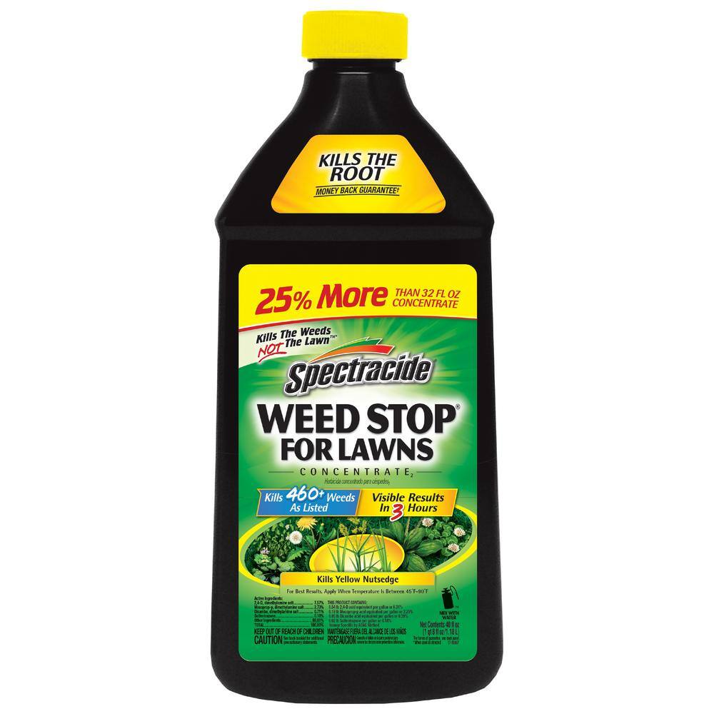 Spectracide 40 oz. Weed Stop for Lawns Concentrate Lawn Weed Killer HG-96623