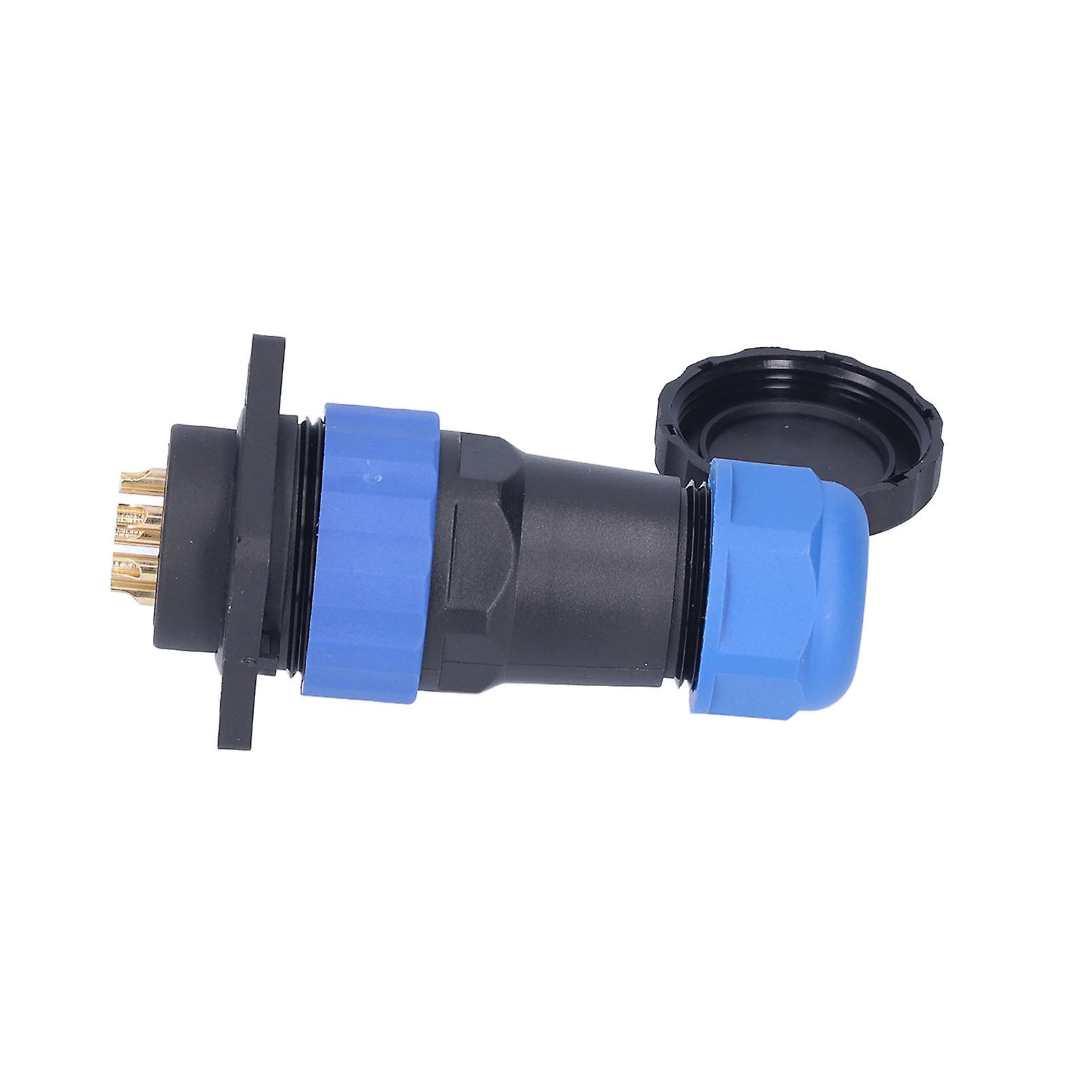 Waterproof Plug Socket Square 4 Hole Male Female Aviation Power Connector Ac 380v 25a Sp288 Pin