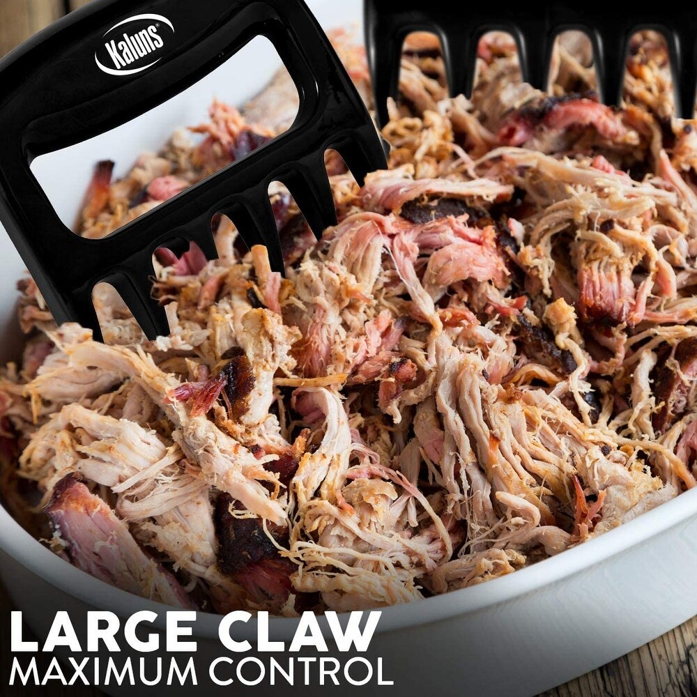 Kaluns Claws  Bear Claws for Shredding Meat  Pulled Pork Shredder  Easy Lift Handle  Ultra Sharp Plastic Blades  Dishwasher Safe