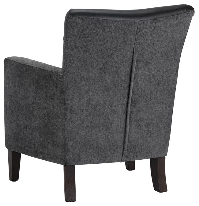 Garvey Lounge Chair   Polo Club Stone / Bravo Portabella   Transitional   Armchairs And Accent Chairs   by Rustic Home Furniture Deco  Houzz