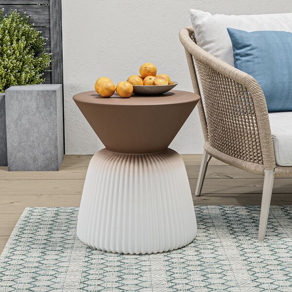 COSIEST Outdoor Patio End Table