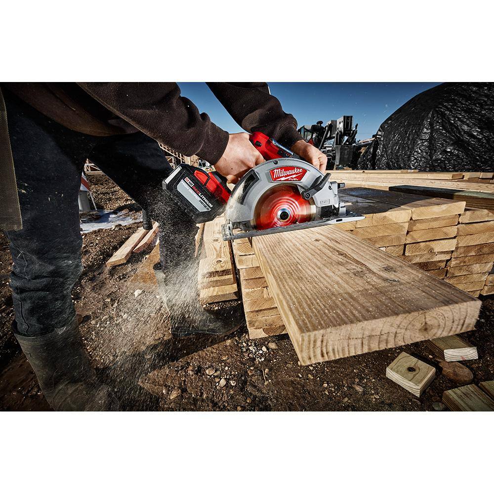 MW M18 FUEL 18V Lithium-Ion Brushless Cordless HACKZALL Reciprocating Saw with 7-14 in. Circular Saw 2719-20-2732-20